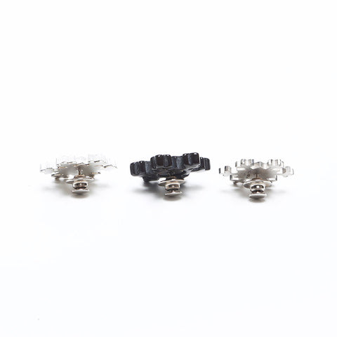 ルイ・ヴィトン LOUIS VUITTON 雪の結晶 ピンバッチ 3点セット ブローチ シルバー WS14118