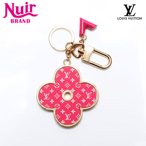 ルイ・ヴィトン LOUIS VUITTON ポルトクレ モノグラム オールオーバー キーリング キーホルダー ピンク ゴールド WS14119