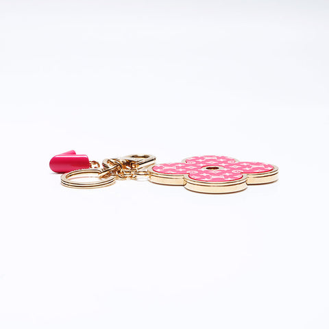LOUIS VUITTON Portocle Monogram Allover Keyring key ring Pink gold WS14119