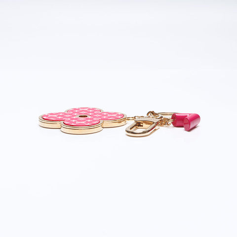LOUIS VUITTON Portocle Monogram Allover Keyring key ring Pink gold WS14119
