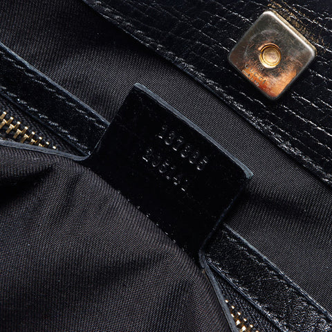 GUCCI GG canvas horsebit Tote Bag black WS14121