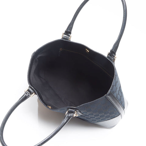 GUCCI GG canvas horsebit Tote Bag black WS14121