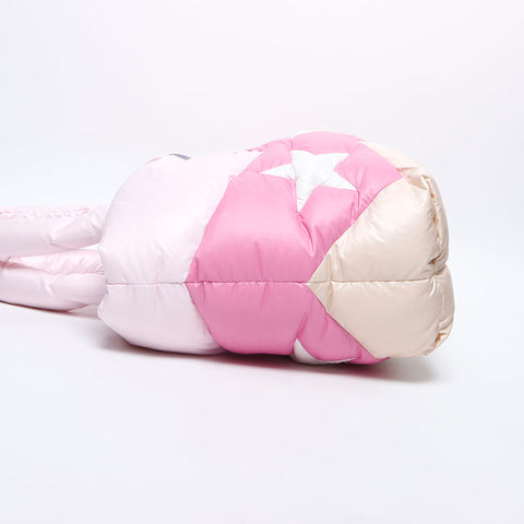 Miu Miu Nylon Star Padded Handbag pink WS14122