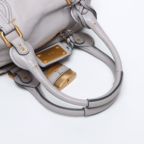 クロエ Chloe パディントン レザー ショルダーバッグ グレー WS14126