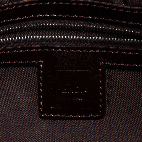 フェンディ FENDI マンマ ズッカ ショルダーバッグ ブラウン WS14127
