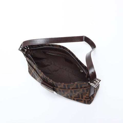 フェンディ FENDI マンマ ズッカ ショルダーバッグ ブラウン WS14127