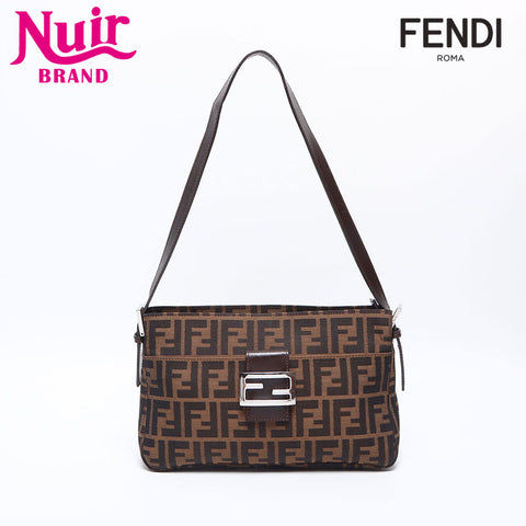 フェンディ FENDI マンマ ズッカ ショルダーバッグ ブラウン WS14127