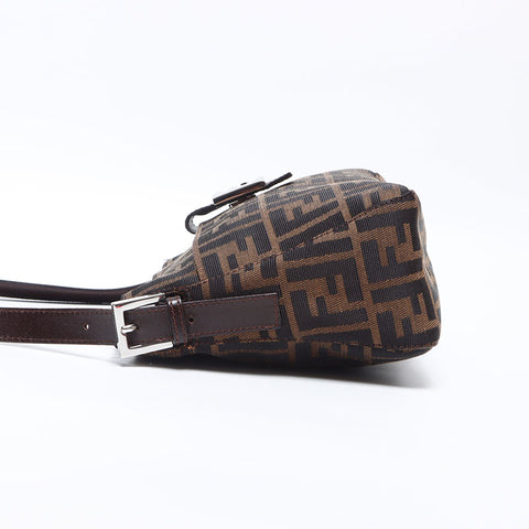 フェンディ FENDI マンマ ズッカ ショルダーバッグ ブラウン WS14127