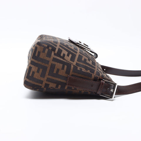 フェンディ FENDI マンマ ズッカ ショルダーバッグ ブラウン WS14127