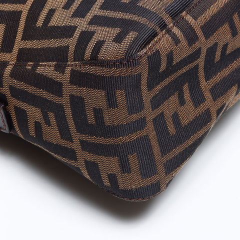 フェンディ FENDI マンマ ズッカ ショルダーバッグ ブラウン WS14127