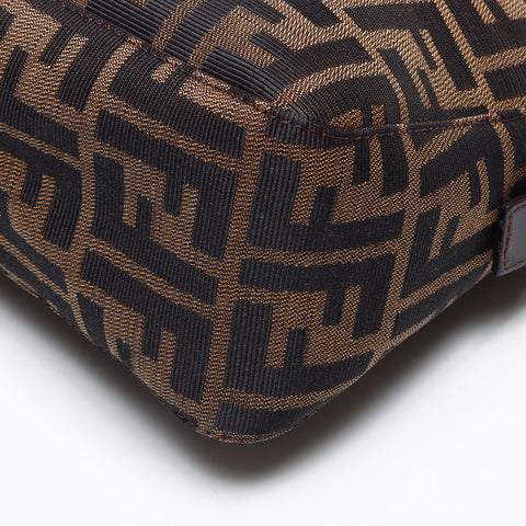 フェンディ FENDI マンマ ズッカ ショルダーバッグ ブラウン WS14127