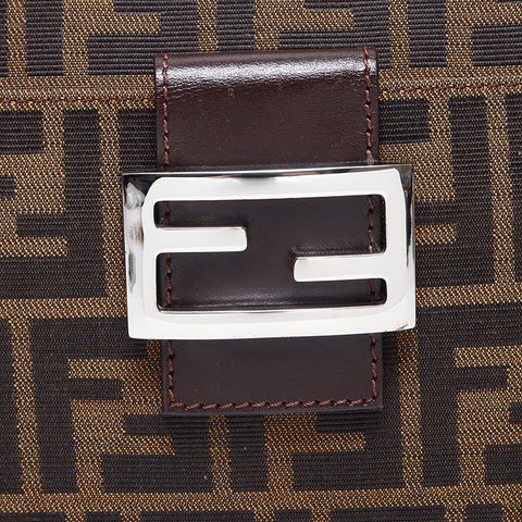 フェンディ FENDI マンマ ズッカ ショルダーバッグ ブラウン WS14127