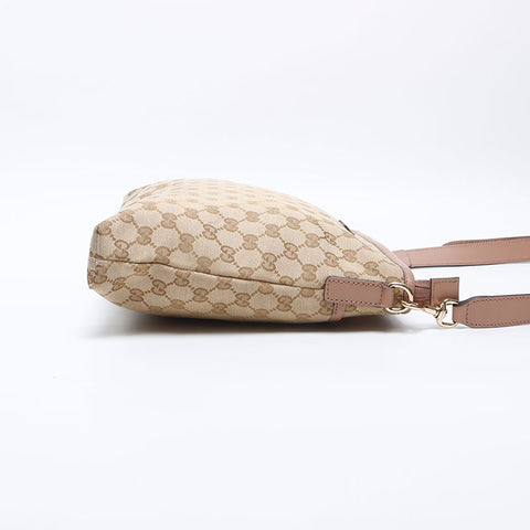 GUCCI GG Canvas Pink Shoulder Bag beige WS14131