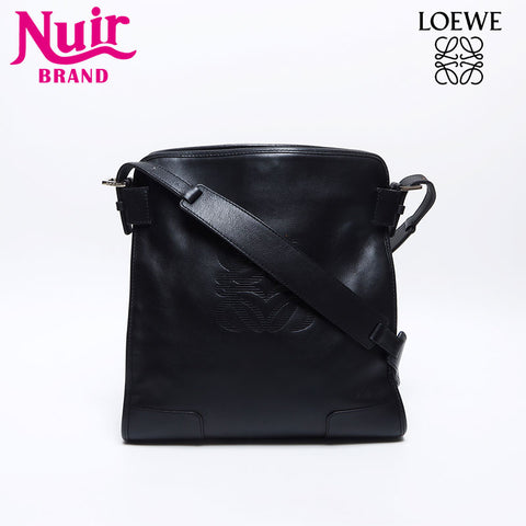 ロエベ LOEWE アナグラム ショルダーバッグ ブラック WS14142