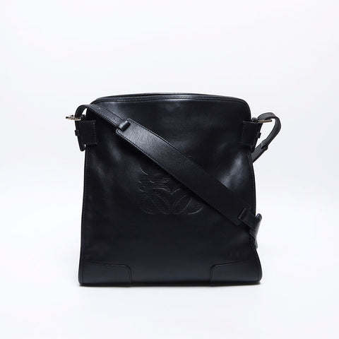 ロエベ LOEWE アナグラム ショルダーバッグ ブラック WS14142