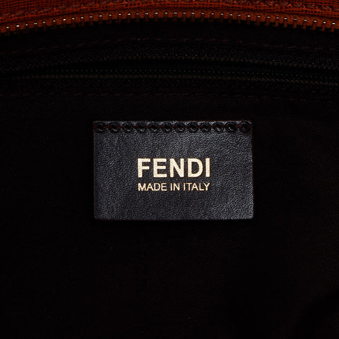 フェンディ FENDI ズッカ トートバッグ ブラウン WS14143