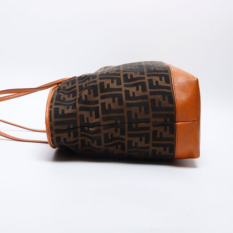 フェンディ FENDI ズッカ トートバッグ ブラウン WS14143