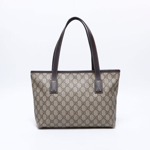 グッチ GUCCI GG スプリーム トートバッグ ブラウン WS14145