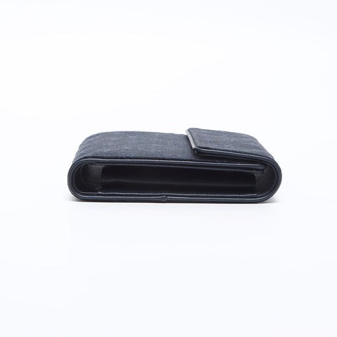 LOUIS VUITTON Porte Billets Cartes Crdit Monet Dreifach-Geldbörse Navy WS14147