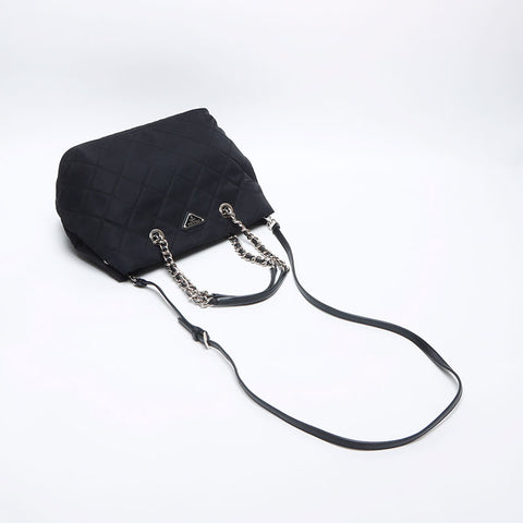 プラダ PRADA ナイロン キルティング トートバッグ ブラック WS14148