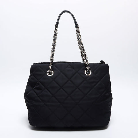 プラダ PRADA ナイロン キルティング トートバッグ ブラック WS14148