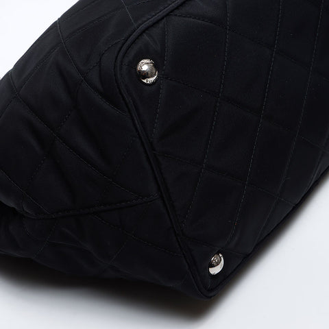 プラダ PRADA ナイロン キルティング トートバッグ ブラック WS14148