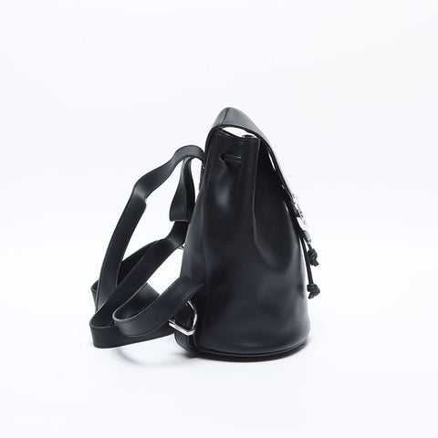 サルヴァトーレフェラガモ Salvatore Ferragamo ロゴ レザー リュック・デイパック ブラック WS14149
