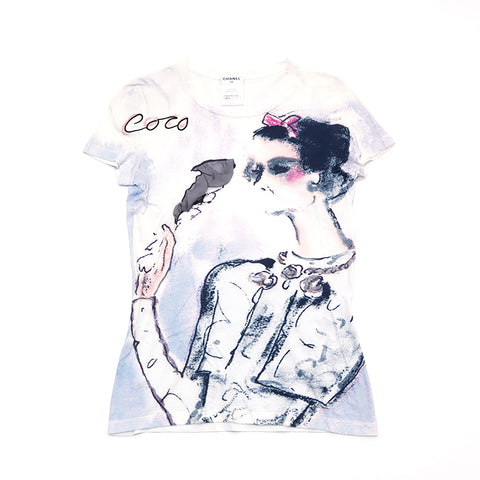 Chanel Kurzarm T-Shirt Multicolor WS1414