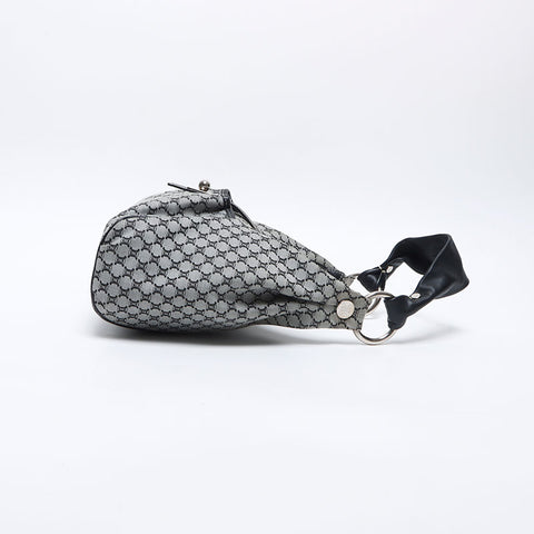 セリーヌ CELINE マカダム キャンバス ショルダーバッグ グレー WS14151