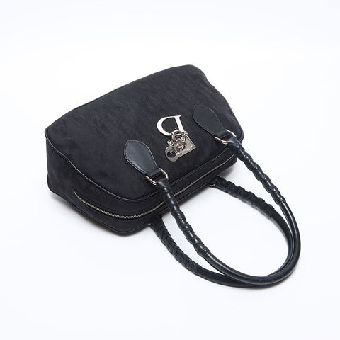 クリスチャンディオール Christian Dior ラブリー トロッター ハンドバッグ ブラック WS14152
