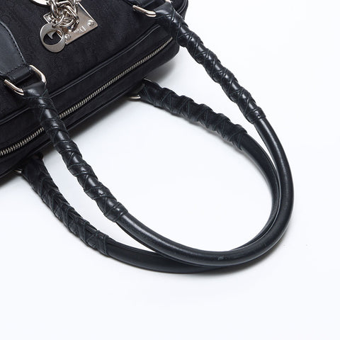 クリスチャンディオール Christian Dior ラブリー トロッター ハンドバッグ ブラック WS14152