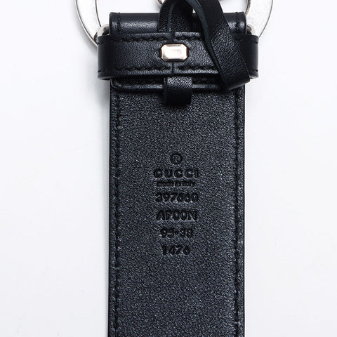 Gucci GG Marmont GG Schnalle Größe: 95/38 Gürtel Schwarz WS14159