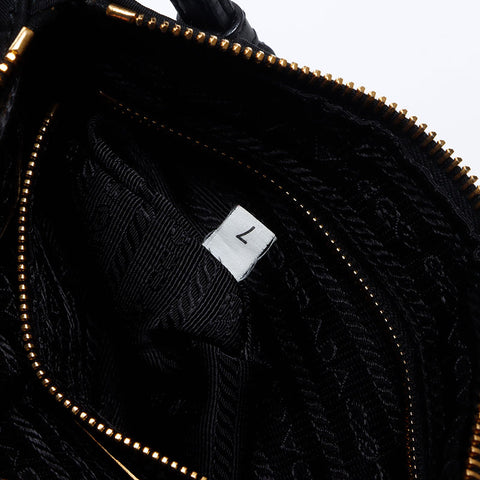 プラダ PRADA ナイロン ショルダーバッグ ブラック WS14163