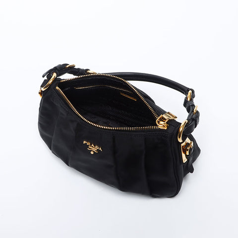 プラダ PRADA ナイロン ショルダーバッグ ブラック WS14163