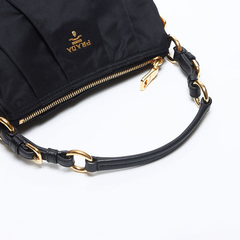 プラダ PRADA ナイロン ショルダーバッグ ブラック WS14163