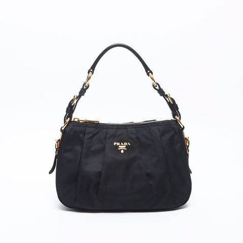 プラダ PRADA ナイロン ショルダーバッグ ブラック WS14163