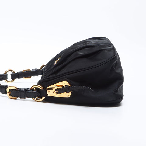 プラダ PRADA ナイロン ショルダーバッグ ブラック WS14163