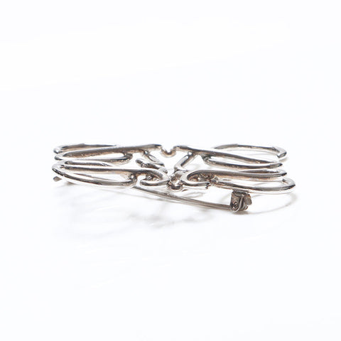 LOEWE Anglam Brooch Silver WS14172