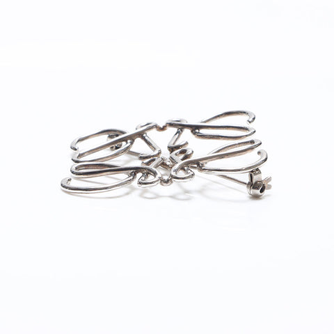 LOEWE Anglam Brooch Silver WS14172