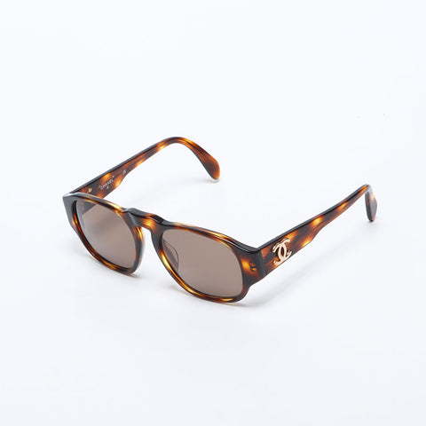 CHANEL COCO Mark sunglasses Brown WS14183