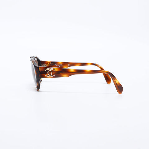 CHANEL COCO Mark sunglasses Brown WS14183