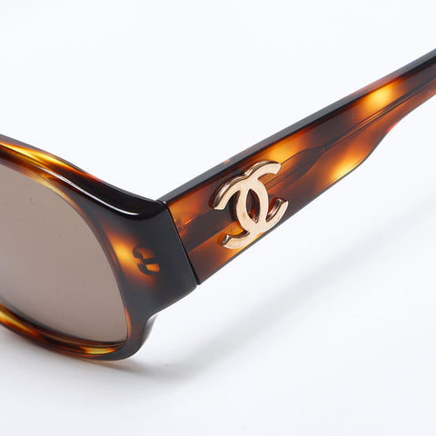 CHANEL COCO Mark sunglasses Brown WS14183