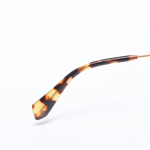 Miu Miu Lunettes de soleil rondes à monture ovale Marron WS14186