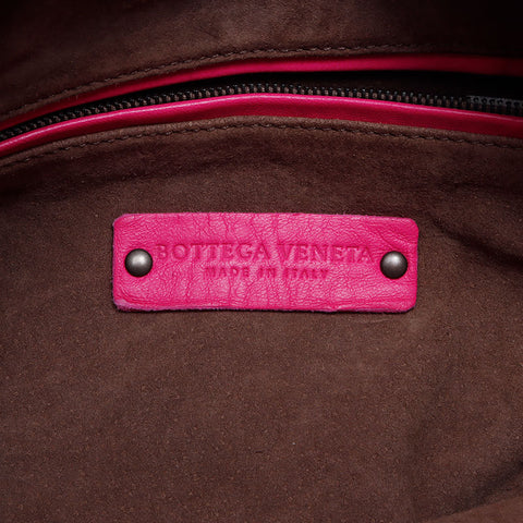 BOTTEGAVENETA INTRECCIATO Hobo Shoulder Bag pink WS14202