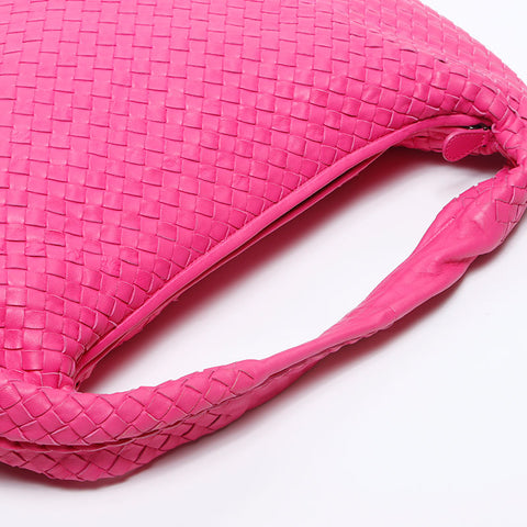 BOTTEGAVENETA INTRECCIATO Hobo Shoulder Bag pink WS14202