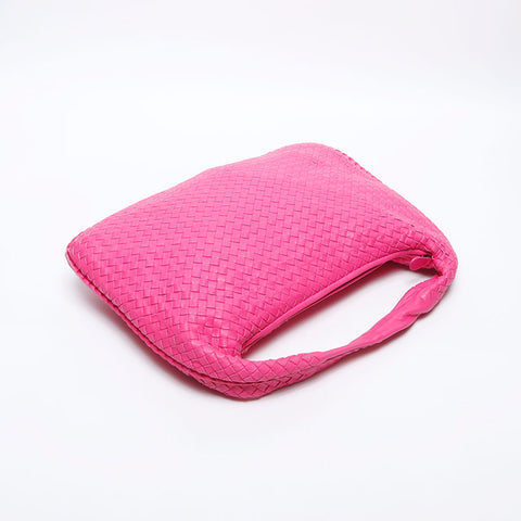 BOTTEGAVENETA INTRECCIATO Hobo Shoulder Bag pink WS14202
