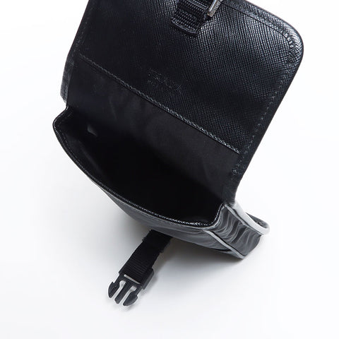 プラダ PRADA ナイロン カードケース ポーチ ショルダーバッグ ブラック WS14208