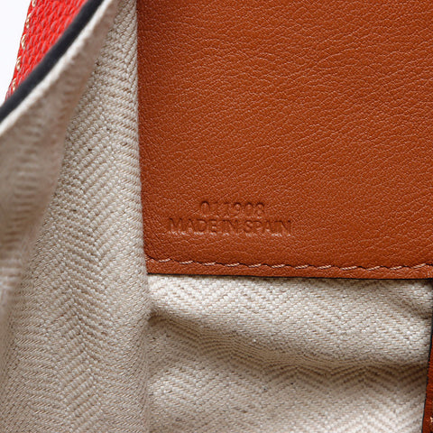 ロエベ LOEWE ハンモック ミディアム 2way レザー ハンドバッグ オレンジ WS14211