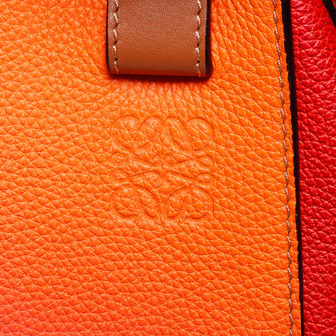 ロエベ LOEWE ハンモック ミディアム 2way レザー ハンドバッグ オレンジ WS14211