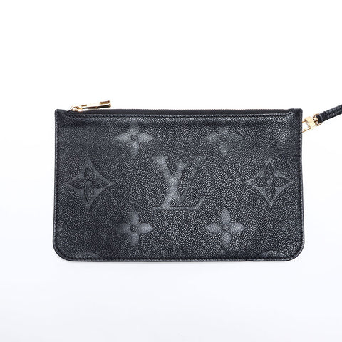 LOUIS VUITTON 2020 Monogram Empreinte Giant Leather Tote Bag black WS14214